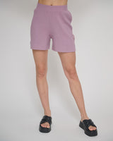 Knit Shorts Lavender Frost