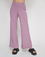 Knit Wide Leg Pants Lavender Frost