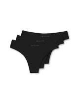 3er-Set Seamless Brazilian Brief Night Black
