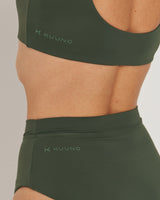 Bikini Bottom High Waist Forest Green