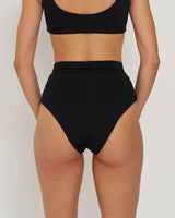 Bikini Bottom High Waist Night Black