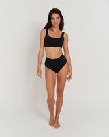 Bikini Bottom High Waist Night Black