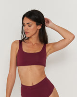 Bikini Top Dark Berry