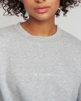 Essential Cropped Sweater Light Grey