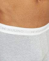 3er-Set Everyday Boxers Long Light Grey