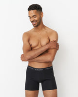 3er-Set Everyday Boxers Long Night Black