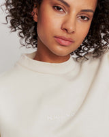 Essential Cropped Sweater Light Beige