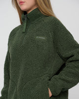 Everyday half zip fleece forest green