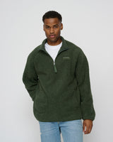 Everyday half zip fleece forest green