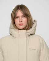 Everyday Long Puffer Jacket Light Beige