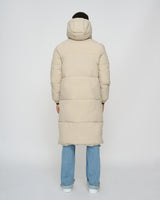Everyday Long Puffer Jacket Light Beige