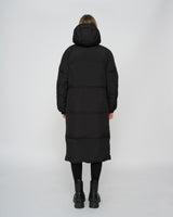 Everyday Long Puffer Jacket Night Black