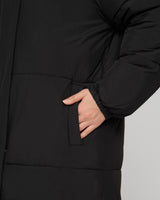 Everyday Long Puffer Jacket Night Black
