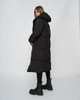 Everyday Long Puffer Jacket Night Black