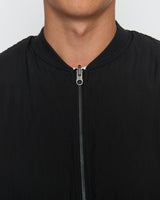 Reversible Bomber Jacket Night Black / Forest Green