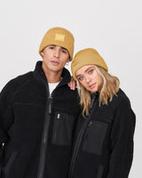 Ribbed Cotton Beanie Spicy Pumpkin