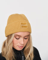 Ribbed Cotton Beanie Spicy Pumpkin
