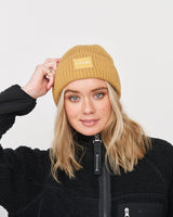 Ribbed Cotton Beanie Spicy Pumpkin