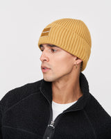 Ribbed Cotton Beanie Spicy Pumpkin