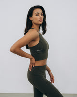 Essential Movement Bra Forest Green