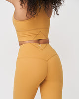 Tall Essential High Waist Tights Spicy Pumpkin