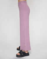 Knit Wide Leg Pants Lavender Frost