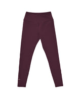 Essential Crossover High Waist Tights Dark Berry