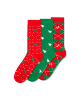 3er-Set Christmas Socks