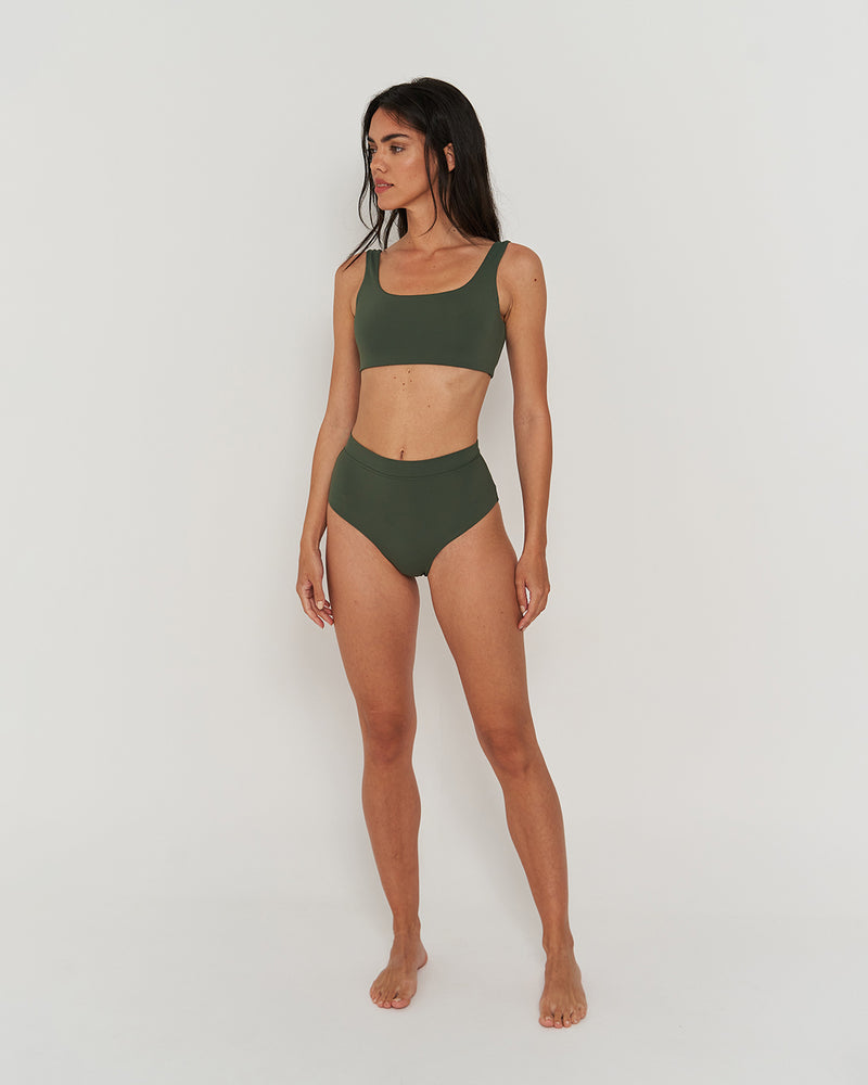 Bikini Top Forest Green