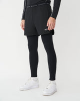 Dynamic Long Leg Shorts Night Black