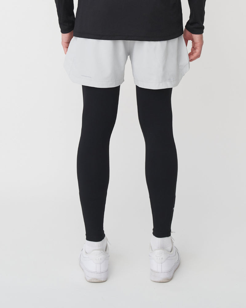 Dynamic Long Leg Shorts Simple Grey