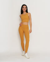 Essential High Waist Tights Spicy Pumpkin