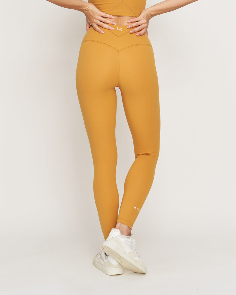 Essential High Waist Tights Spicy Pumpkin