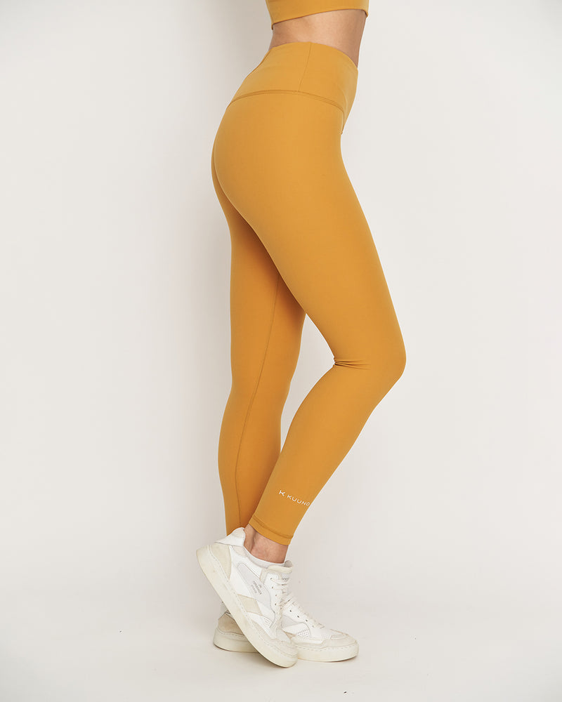 Essential High Waist Tights Spicy Pumpkin