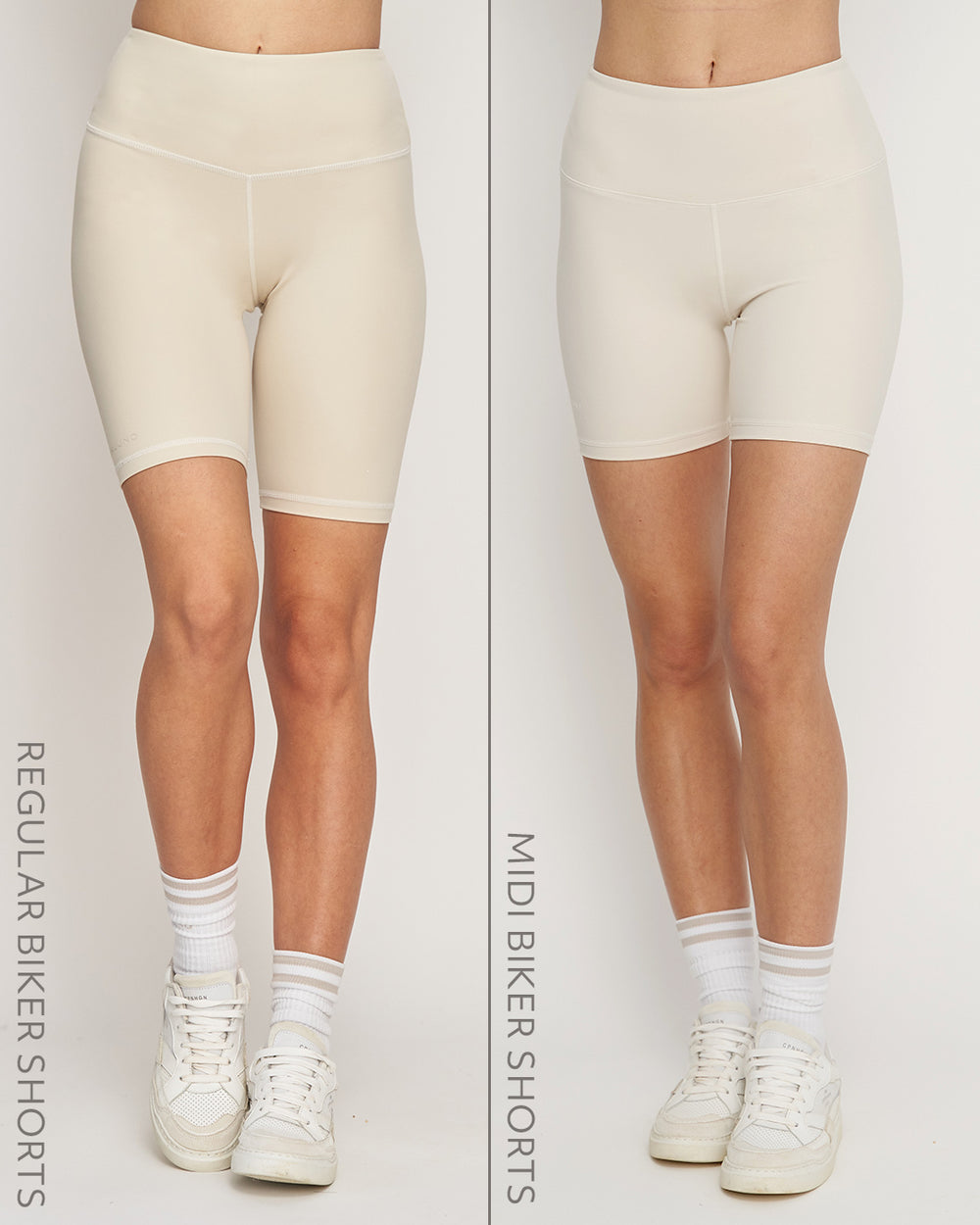 Essential Biker Shorts Light Beige