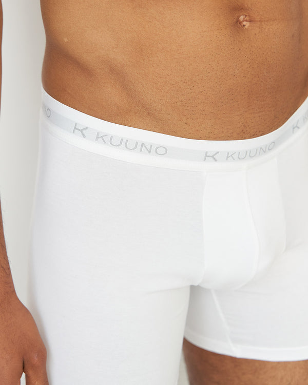 3er-Set Everyday Boxers Long Classic White