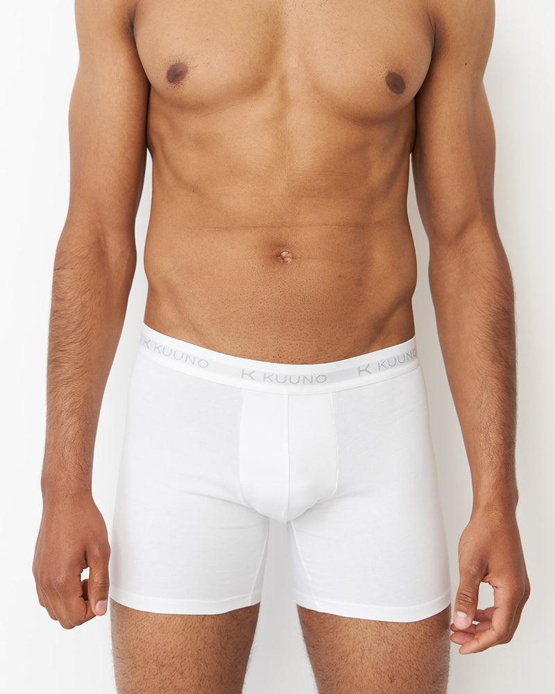 3er-Set Everyday Boxers Long Classic White