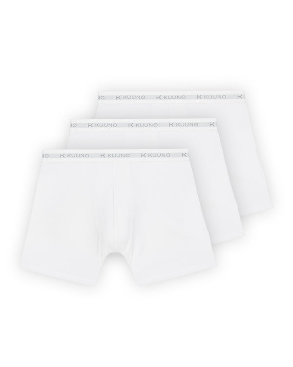 3er-Set Everyday Boxers Long Classic White