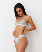 3er-Set Everyday Brazilian Brief Light Grey