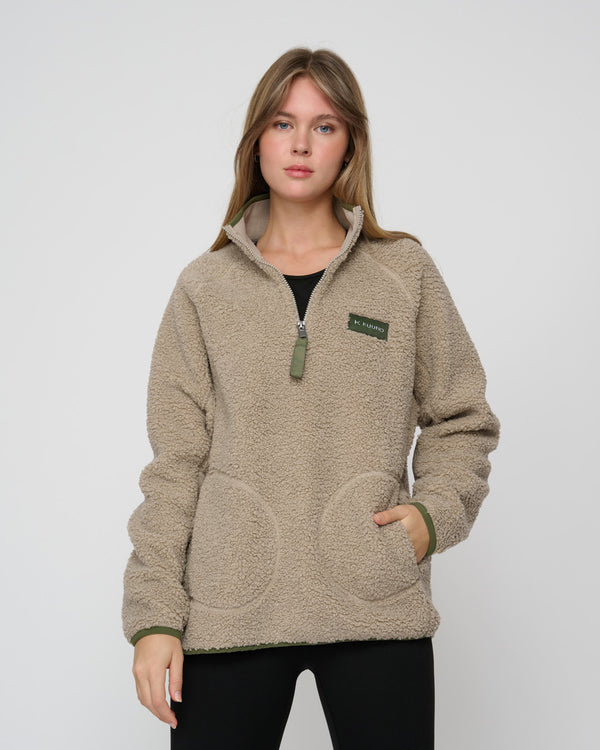 Everyday Half Zip Fleece Deep Sand