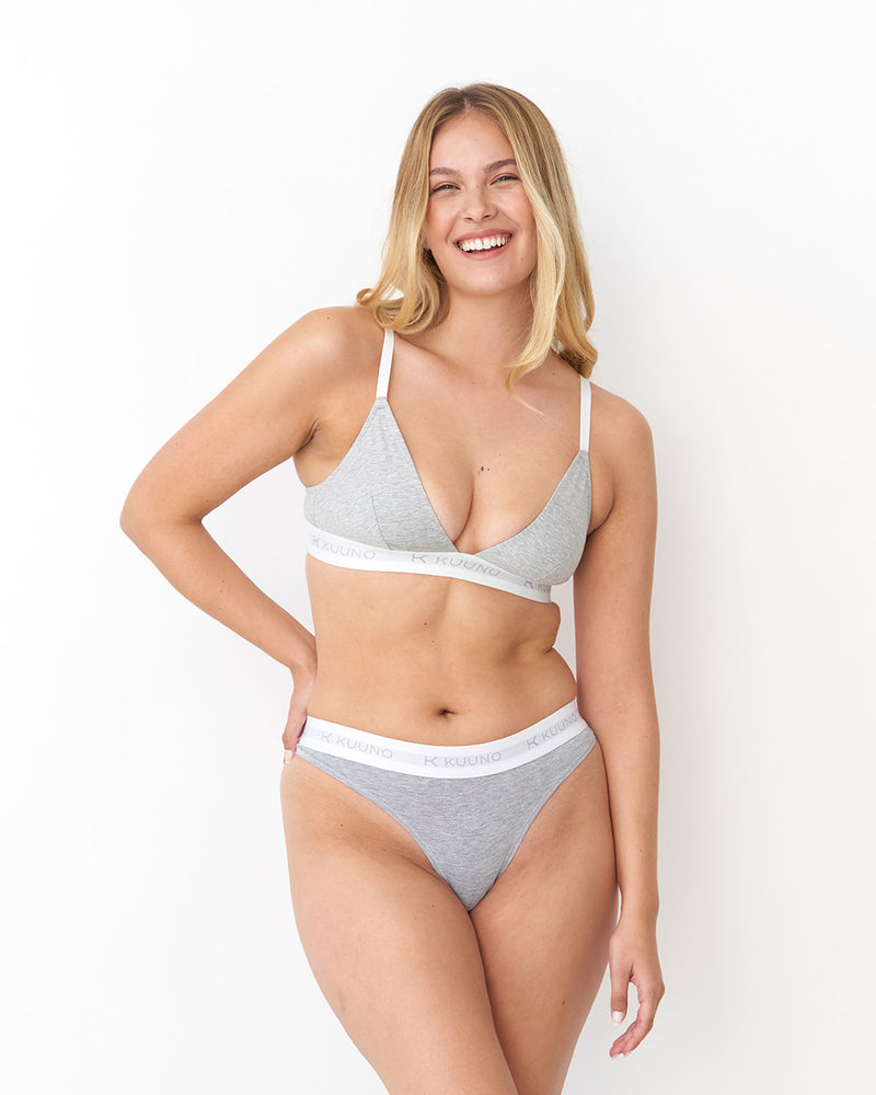 Everyday Movement Bra Light Grey