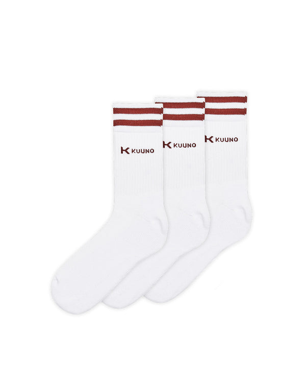 3er-Set Everyday Socks Marsala Red