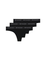 3er-Set Everyday Thong Night Black