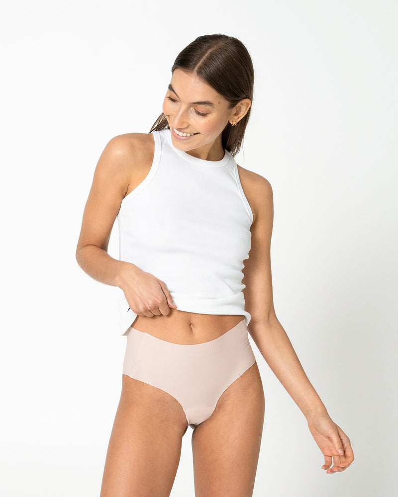 Kuuno Seamless High Waist Classic Brief Natural Blush