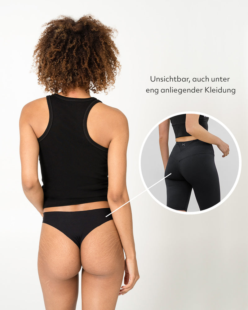 Seamless Brazilian Brief Night Black