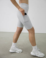 Dynamic Biker Shorts Simple Grey