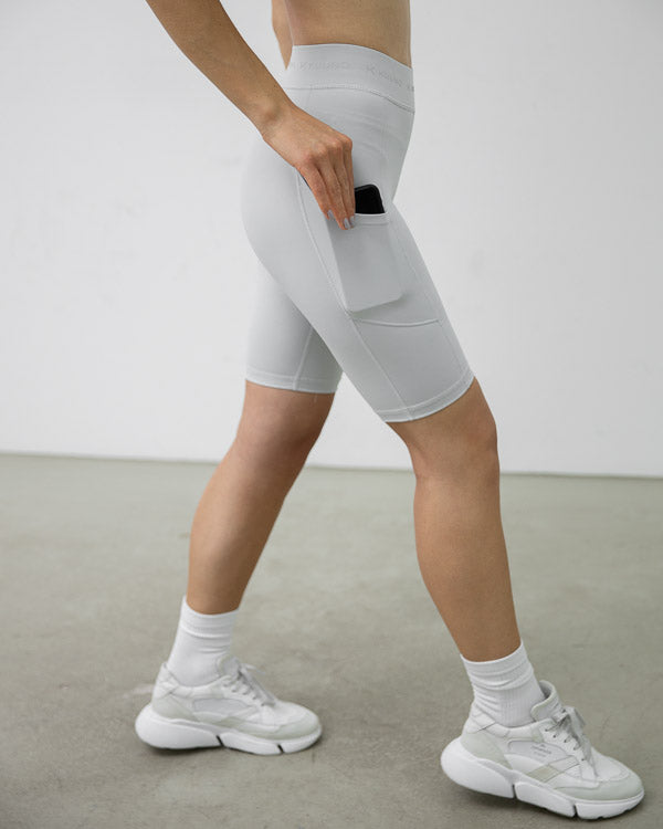 Dynamic Biker Shorts Simple Grey