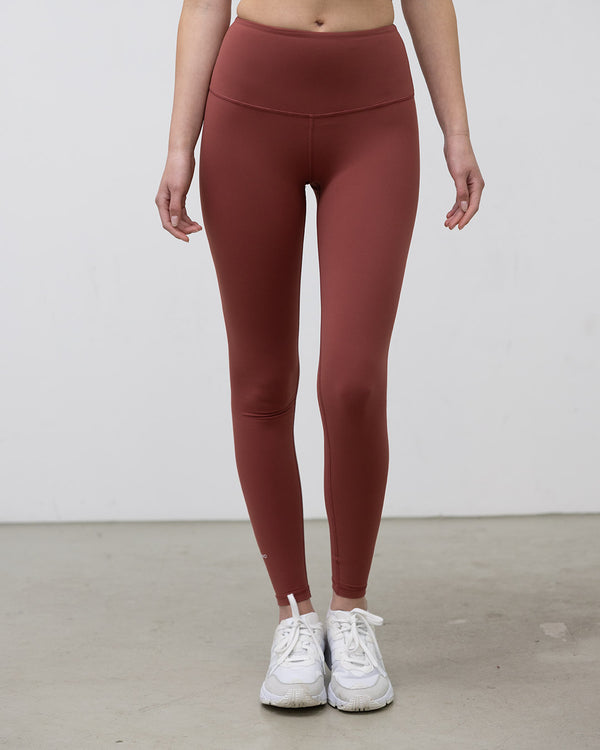 Tall Essential High Waist Tights Marsala Red