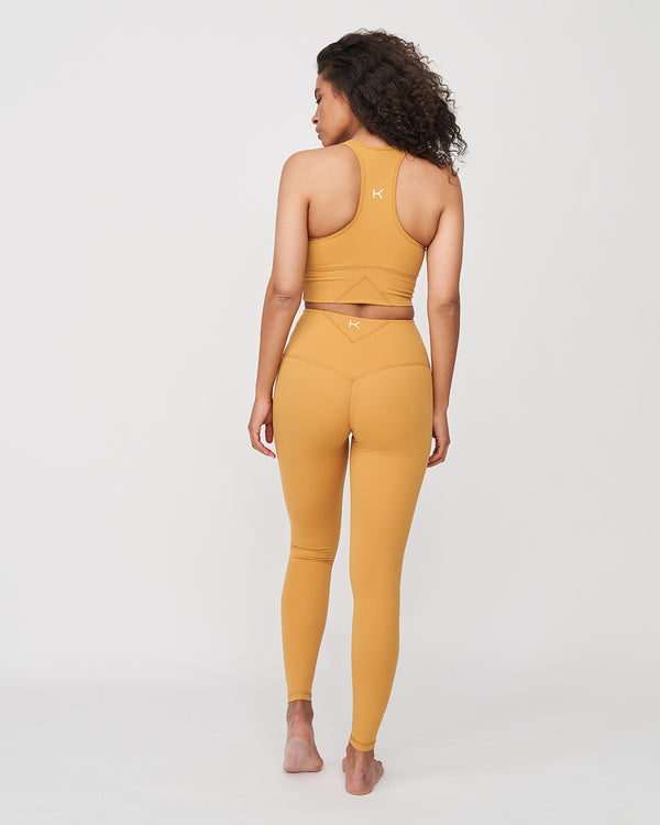 Tall Essential High Waist Tights Spicy Pumpkin